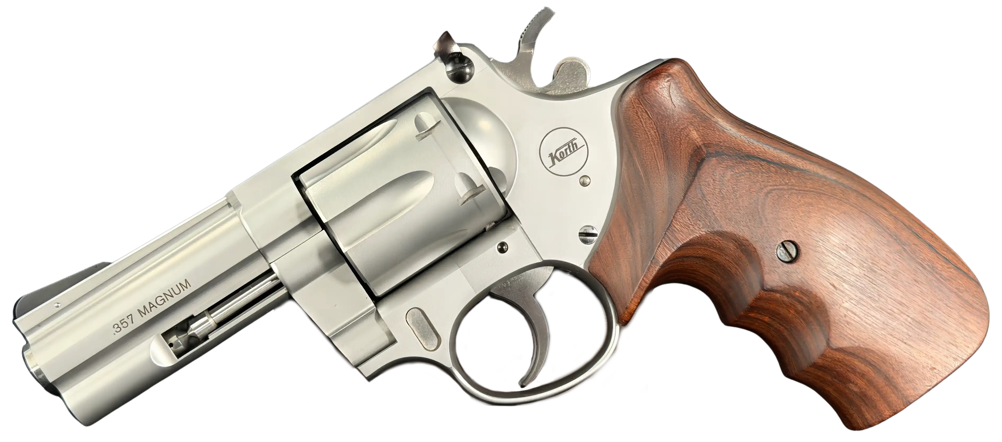 Korth Ratzeburg Combat 3 Inch Stainless .357 Magnum