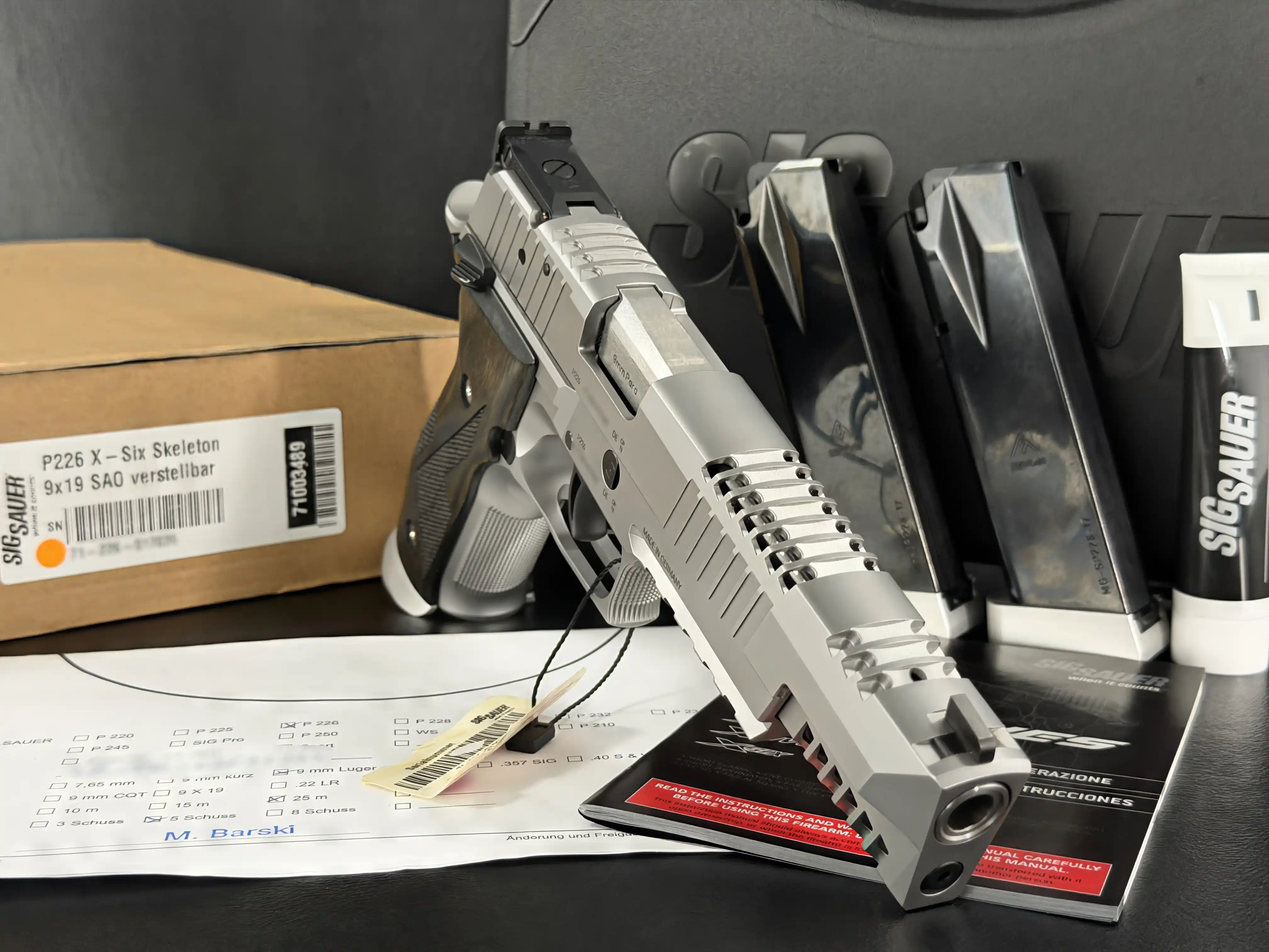 SIG Sauer P226 X-Six Skeleton, photo 1 of 20