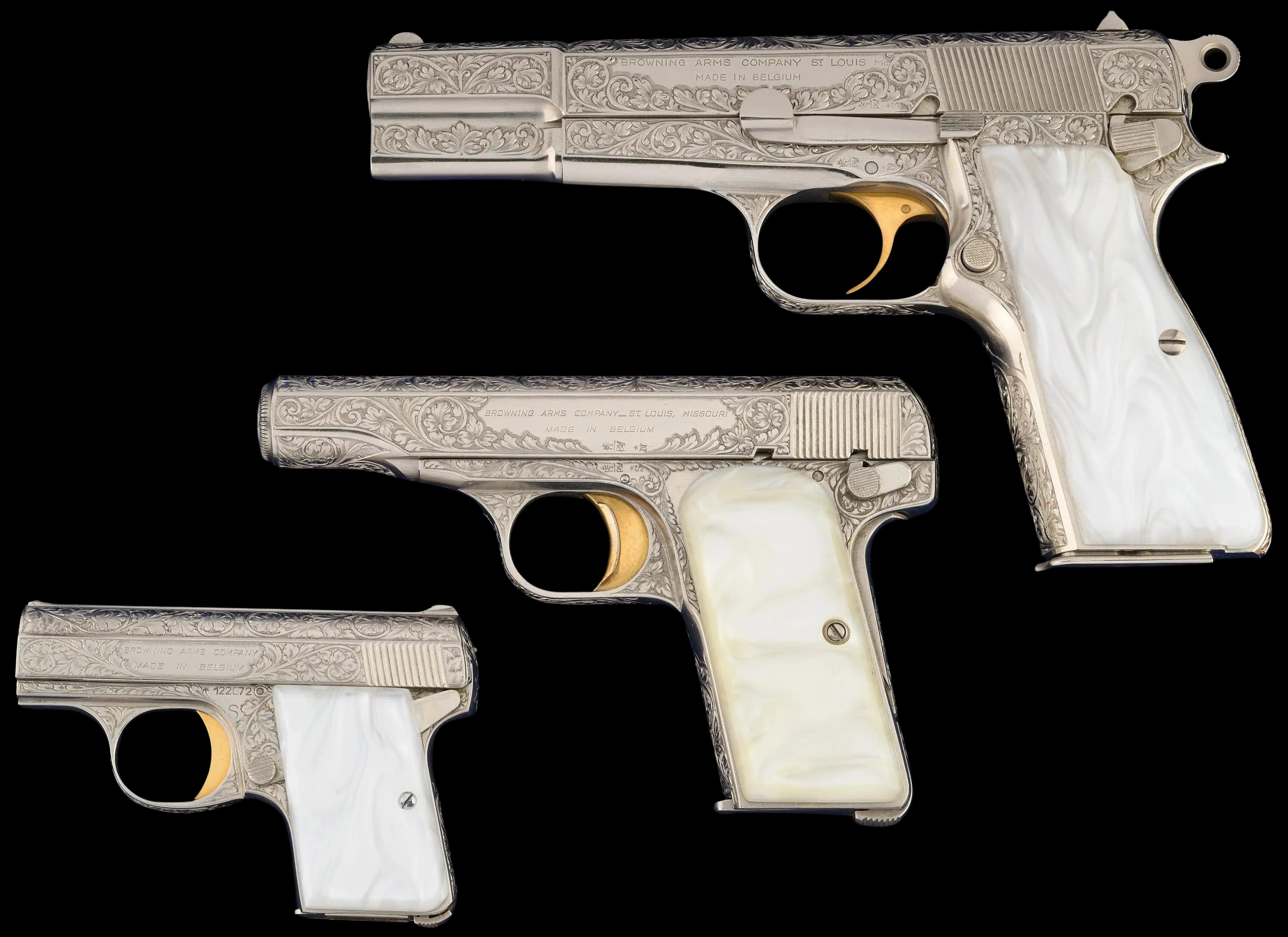 Browning Renaissance Three-Pistol Cased Set