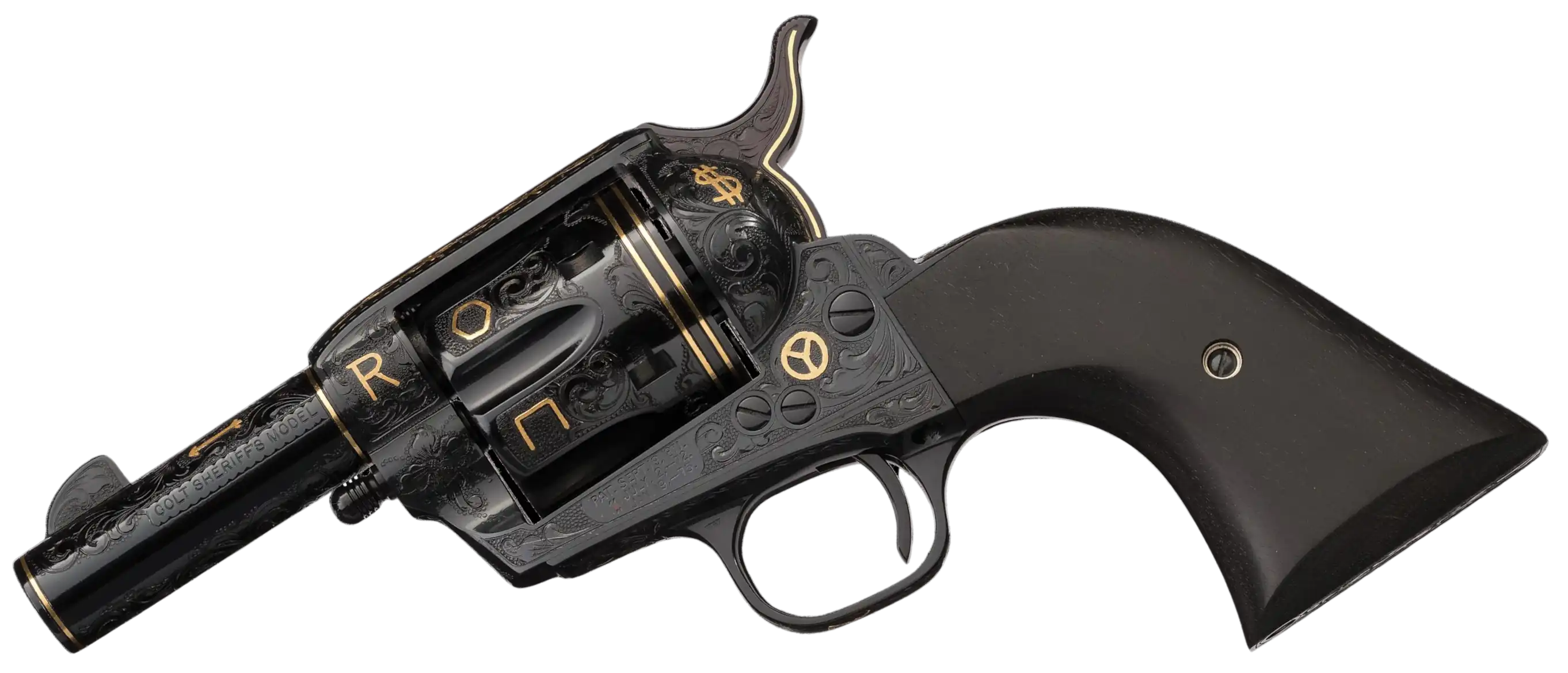 Colt Colt Sheriff's Model SAA, Master Factory Engraved John Adams Sr. .45 Colt Single Action (SAO)