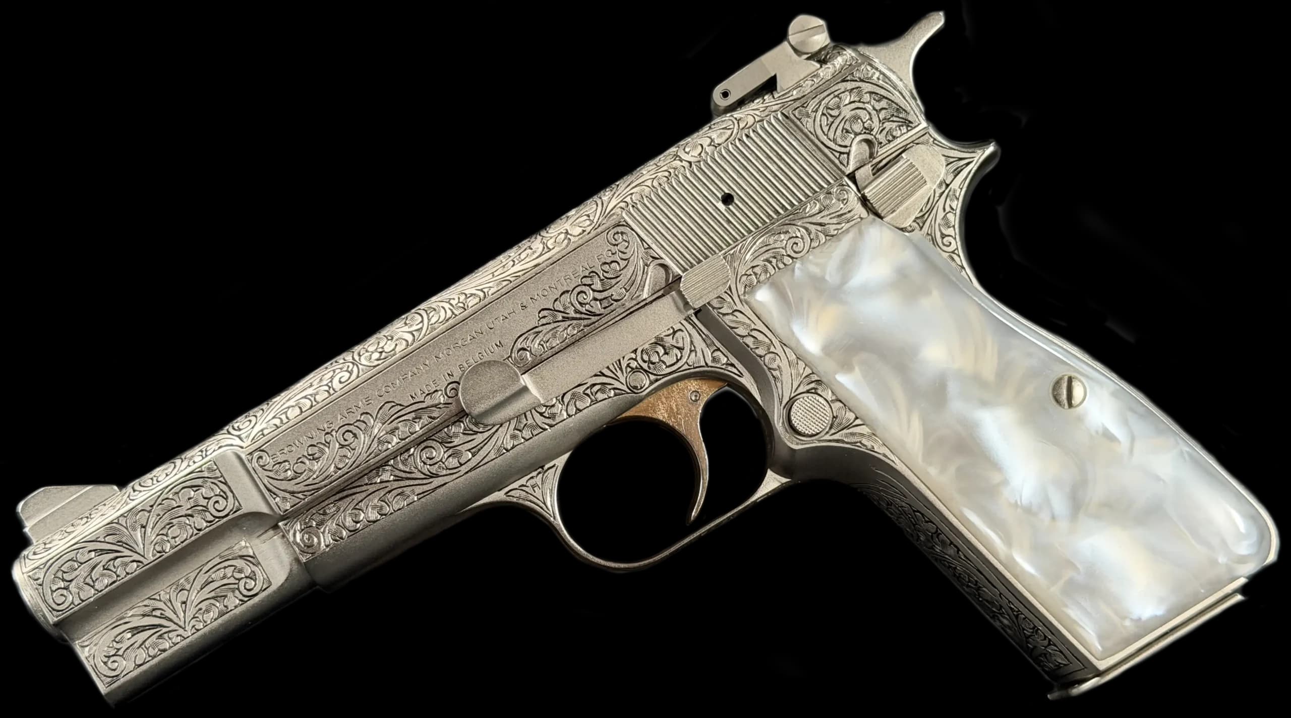 Browning Hi-Power Renaissance Fully Engraved 9mm