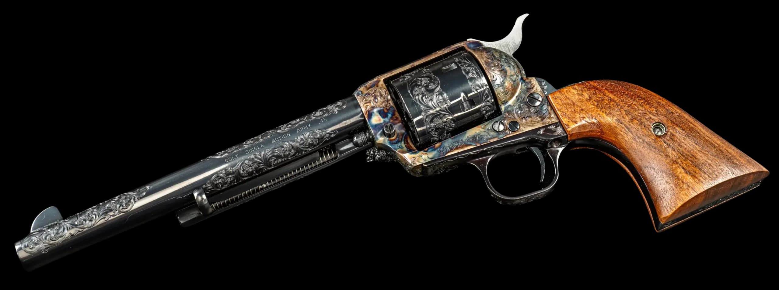 Colt Single Action Army Factory Engraved 1978