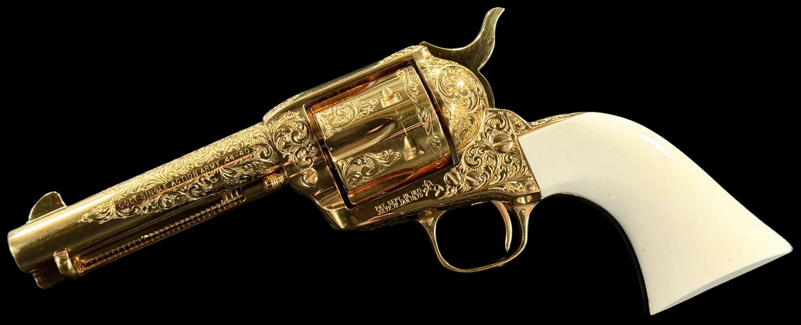 Colt Colt Single Action Army Gold Plated & Engraved .44-40 Win Single Action (SAO)