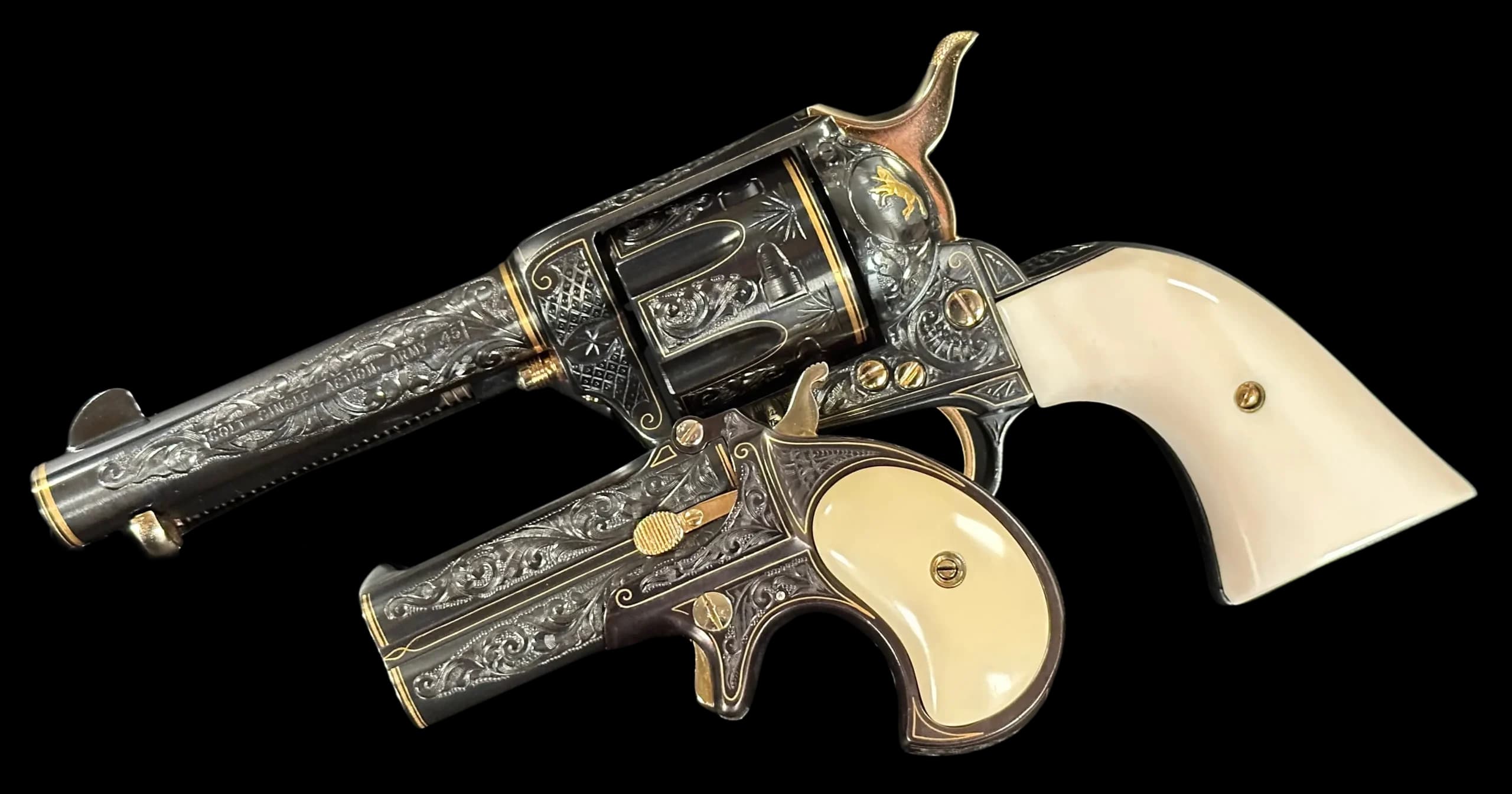 Colt Colt & Remington Classics Of The American West Cased Set .45 Colt Single Action (SAO)