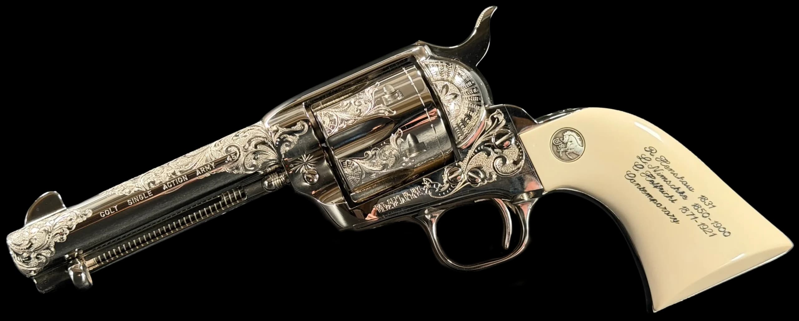 Colt Colt Single Action Army 150th Anniversary Engraving Sampler .45 Colt Single Action (SAO)
