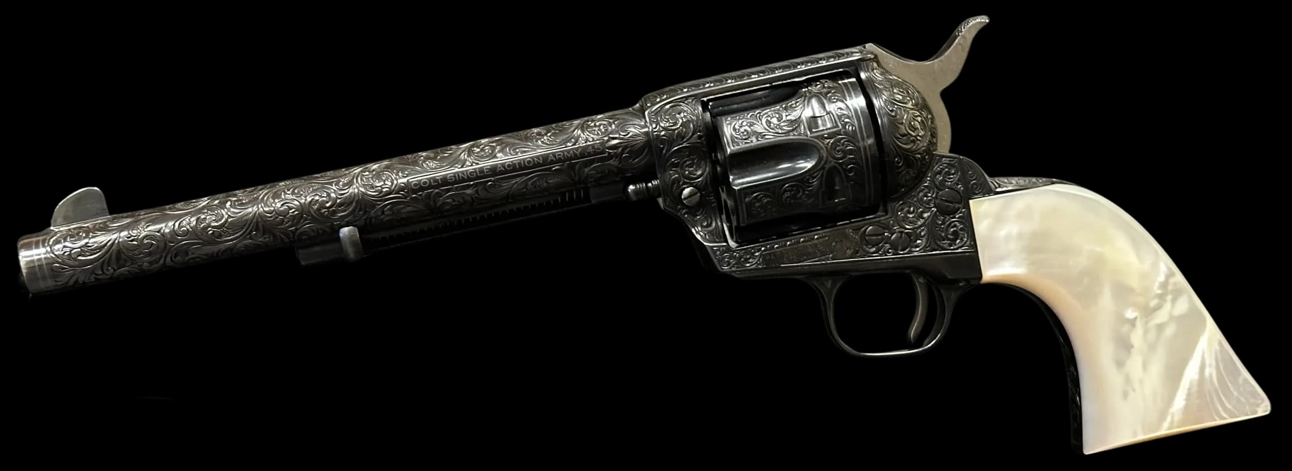 Colt Colt SAA 2nd Gen Factory Engraved & Silver Inlaid .45 Colt Single Action (SAO)