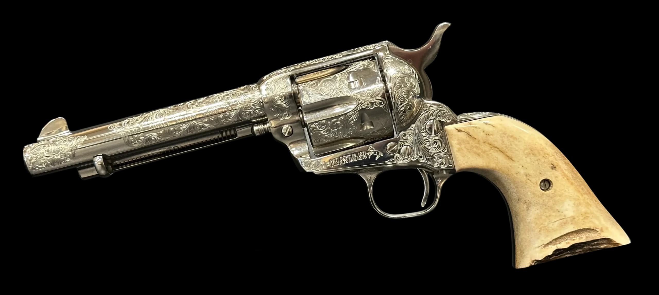 Colt Single Action Army Factory Engraved 3rd Generation