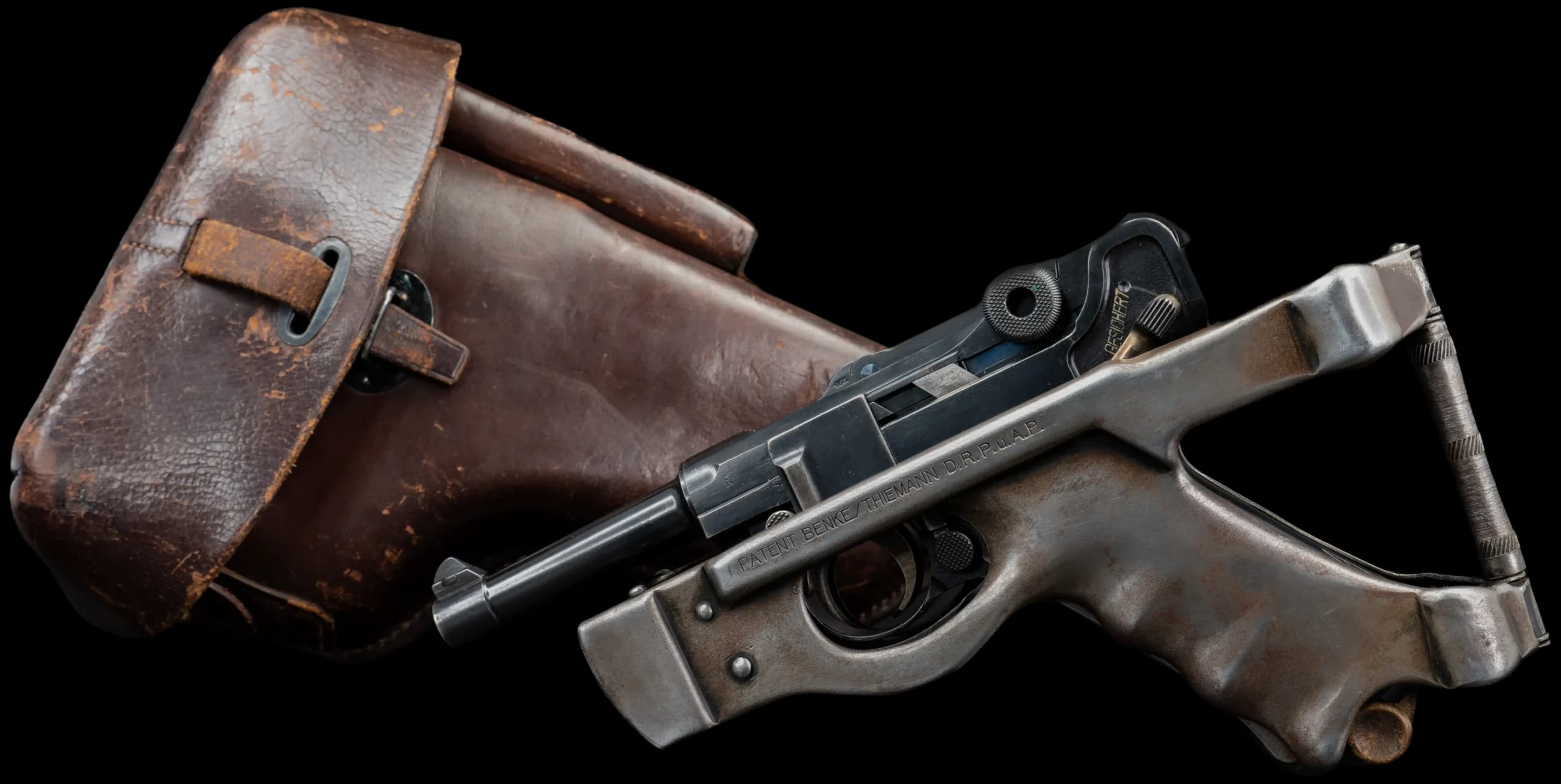 DWM 1920 Luger with Benke-Thiemann Folding Stock