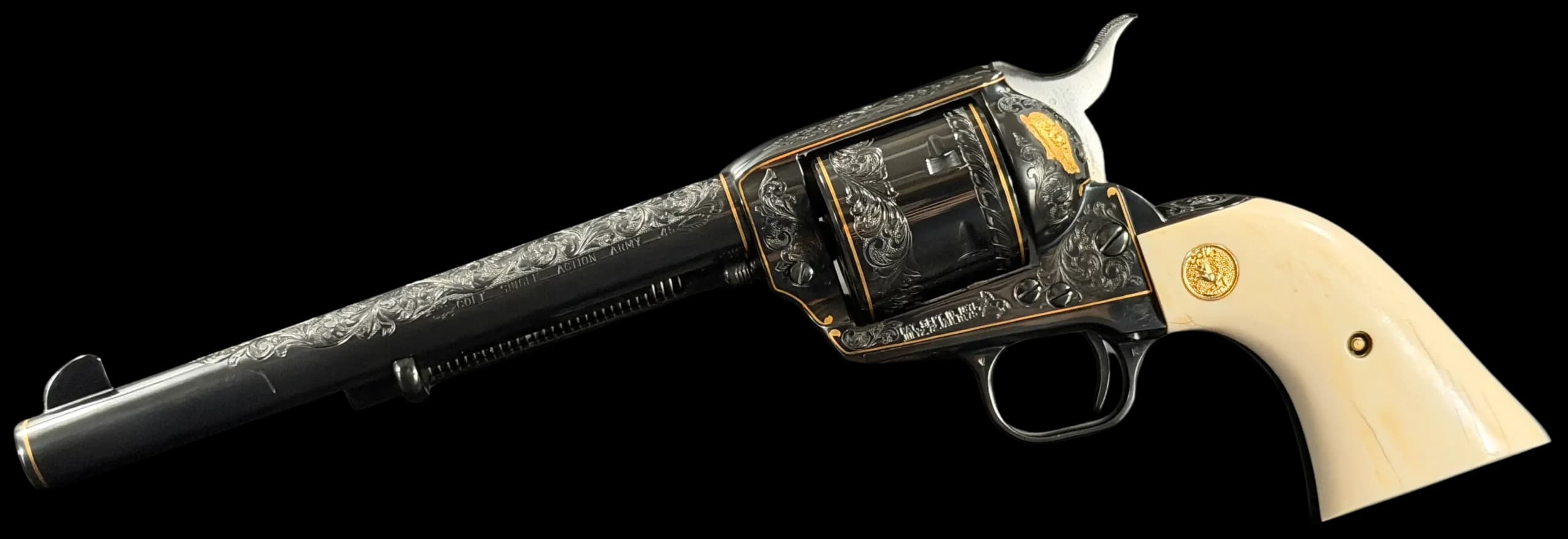 Colt Colt Single Action Army Third Generation Howard Dove Engraved .45 Colt Single Action (SAO)