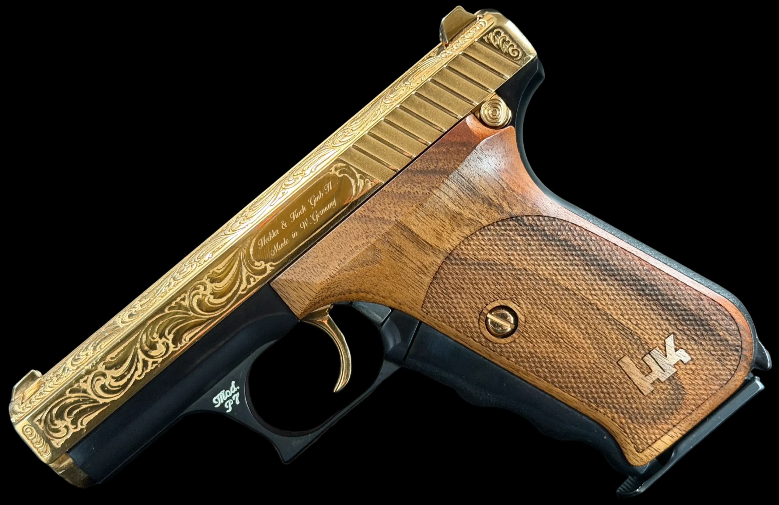 Heckler & Koch P7 (PSP) Gold Engraved