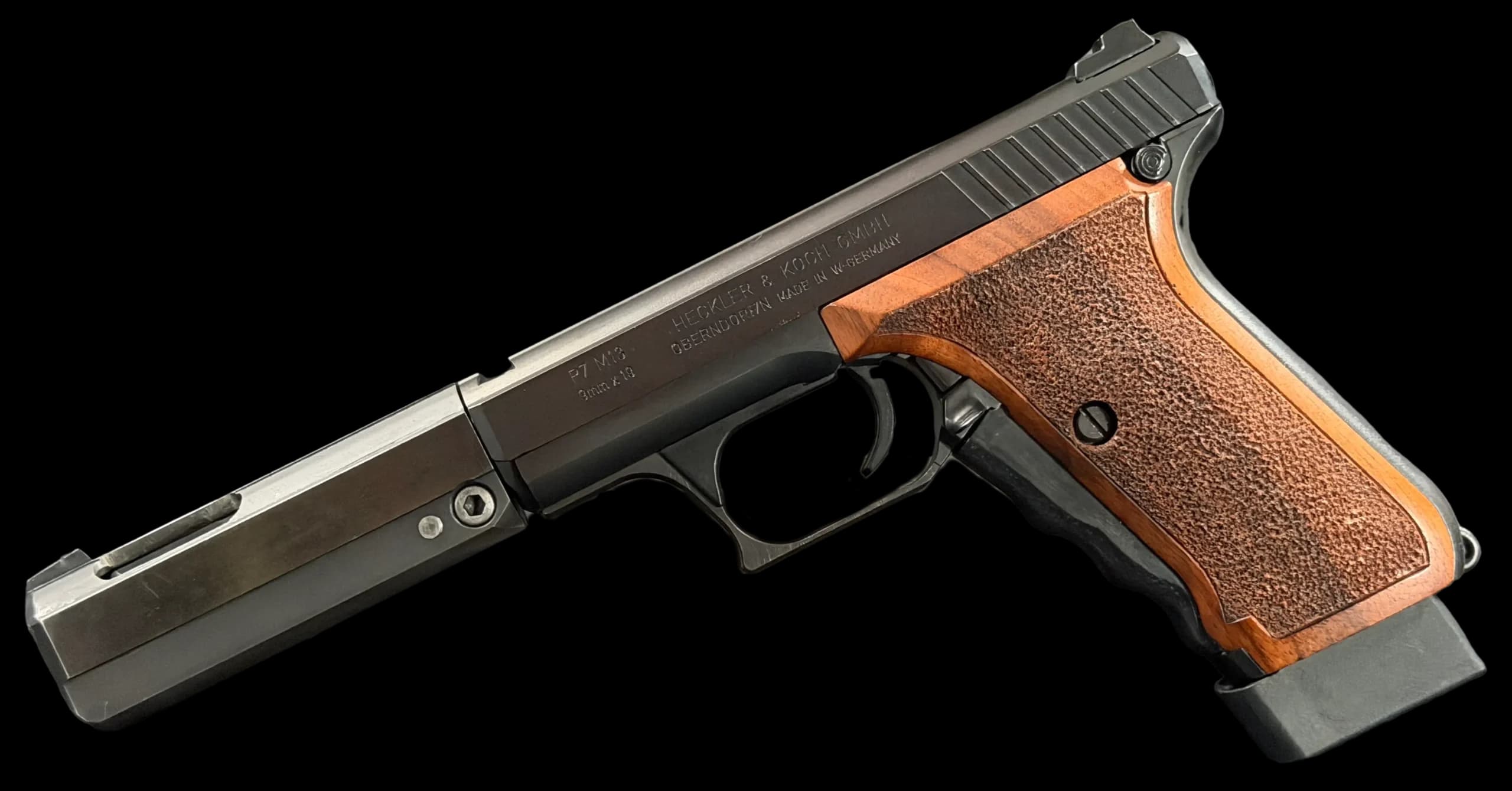 Heckler & Koch Heckler & Koch P7 M13 Long Slide with Factory Compensator 9mm Semi-Automatic
