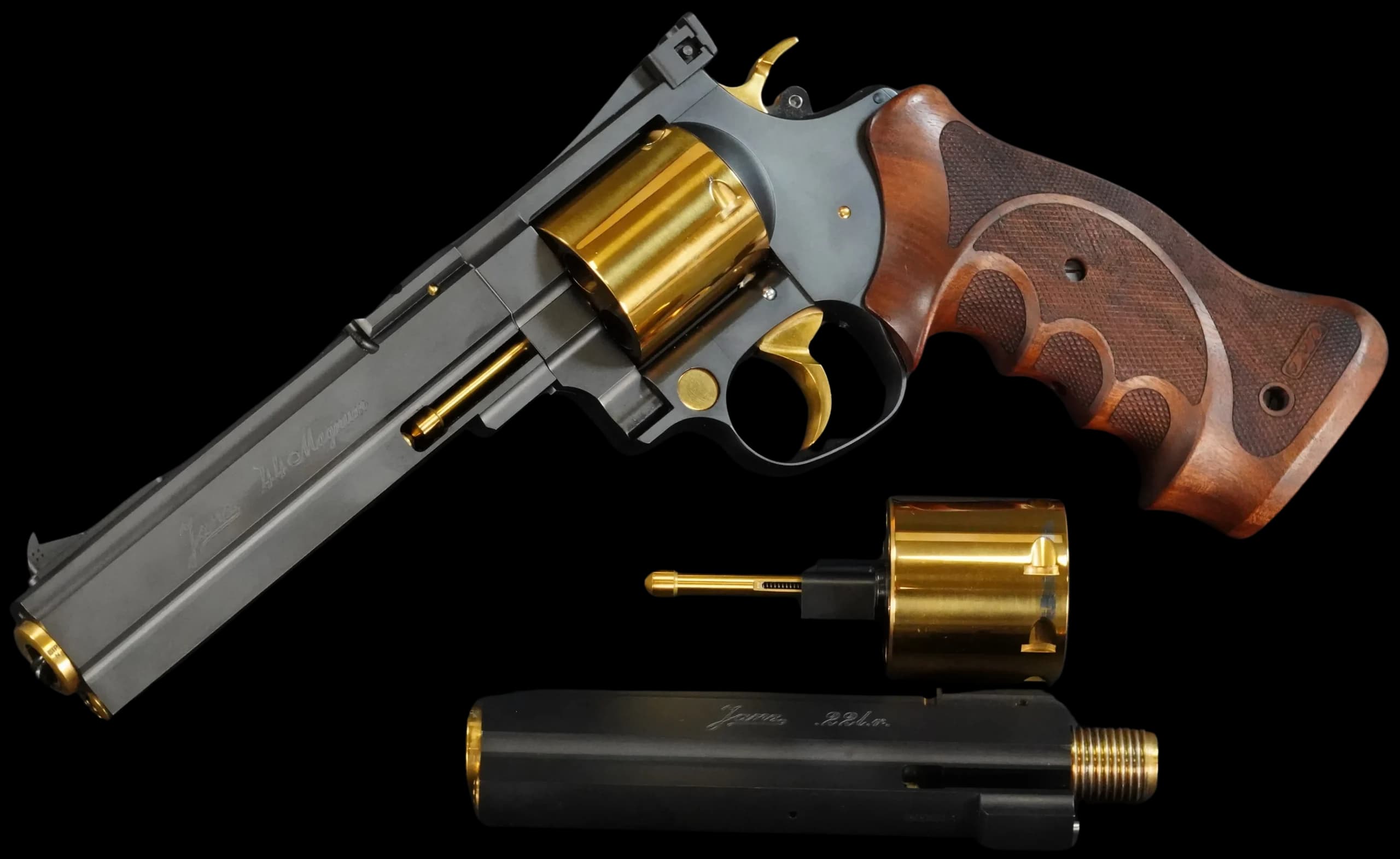 Janz EM-S Interchangeable Caliber Revolver .44 Magnum / .22 LR