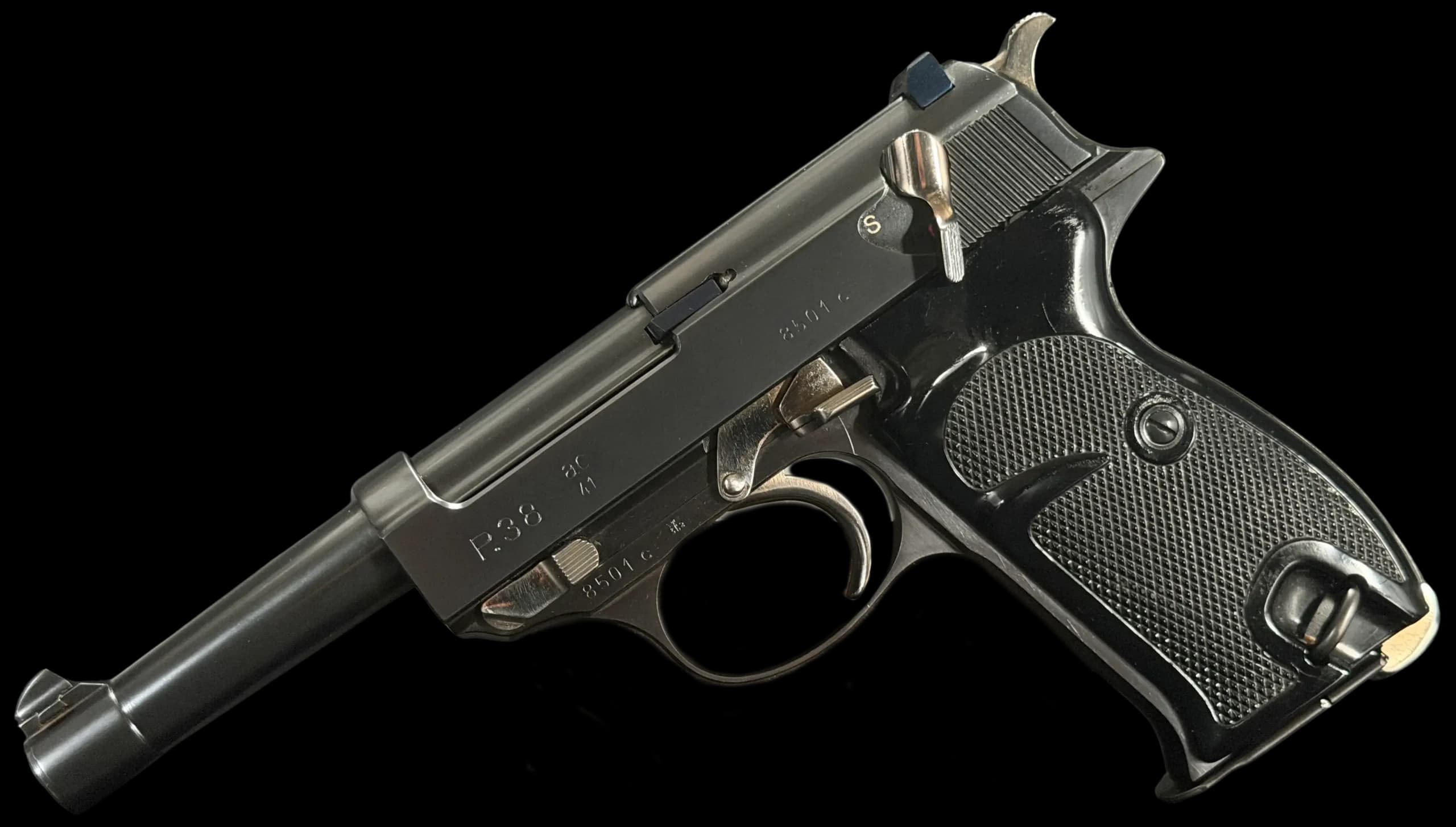 John Martz John Martz Custom 1941 Walther P38 in .45 ACP .45 ACP DA / SA