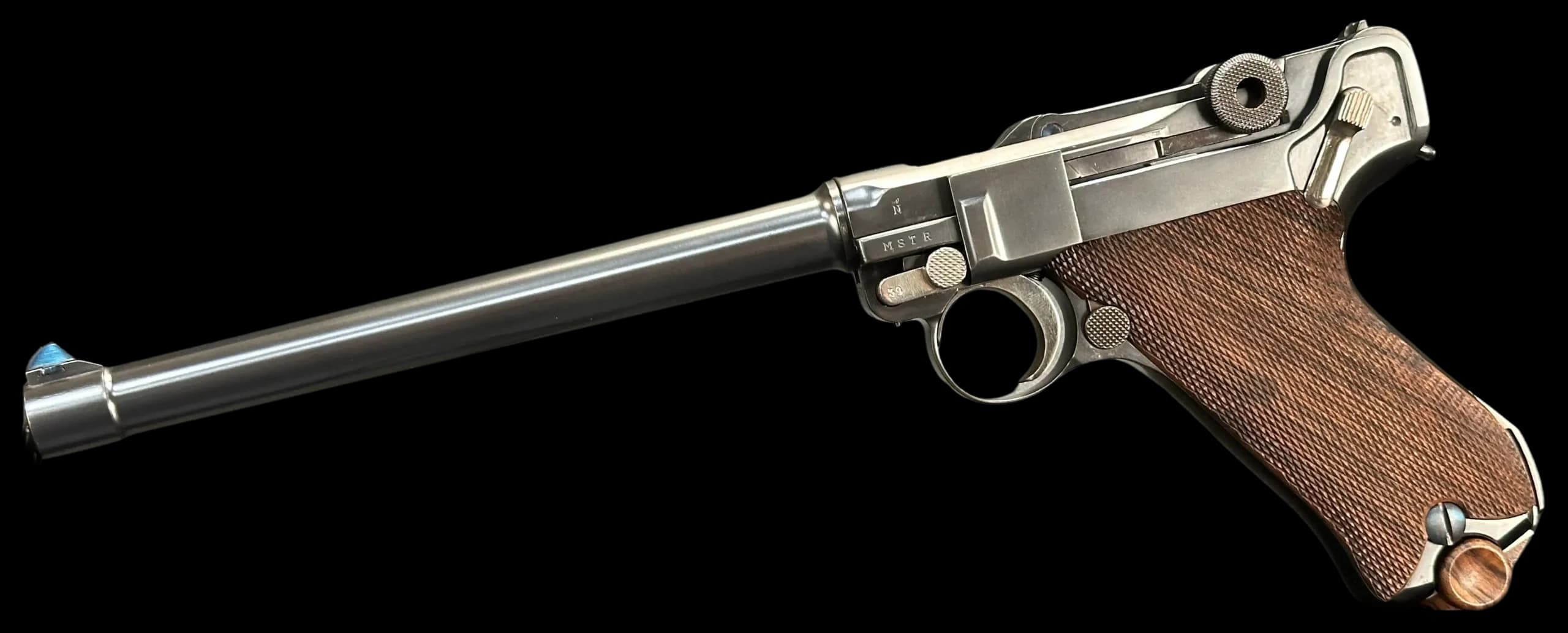 John Martz John Martz Custom .45 ACP Luger with J.V. Martz Letter .45 ACP Semi-Automatic