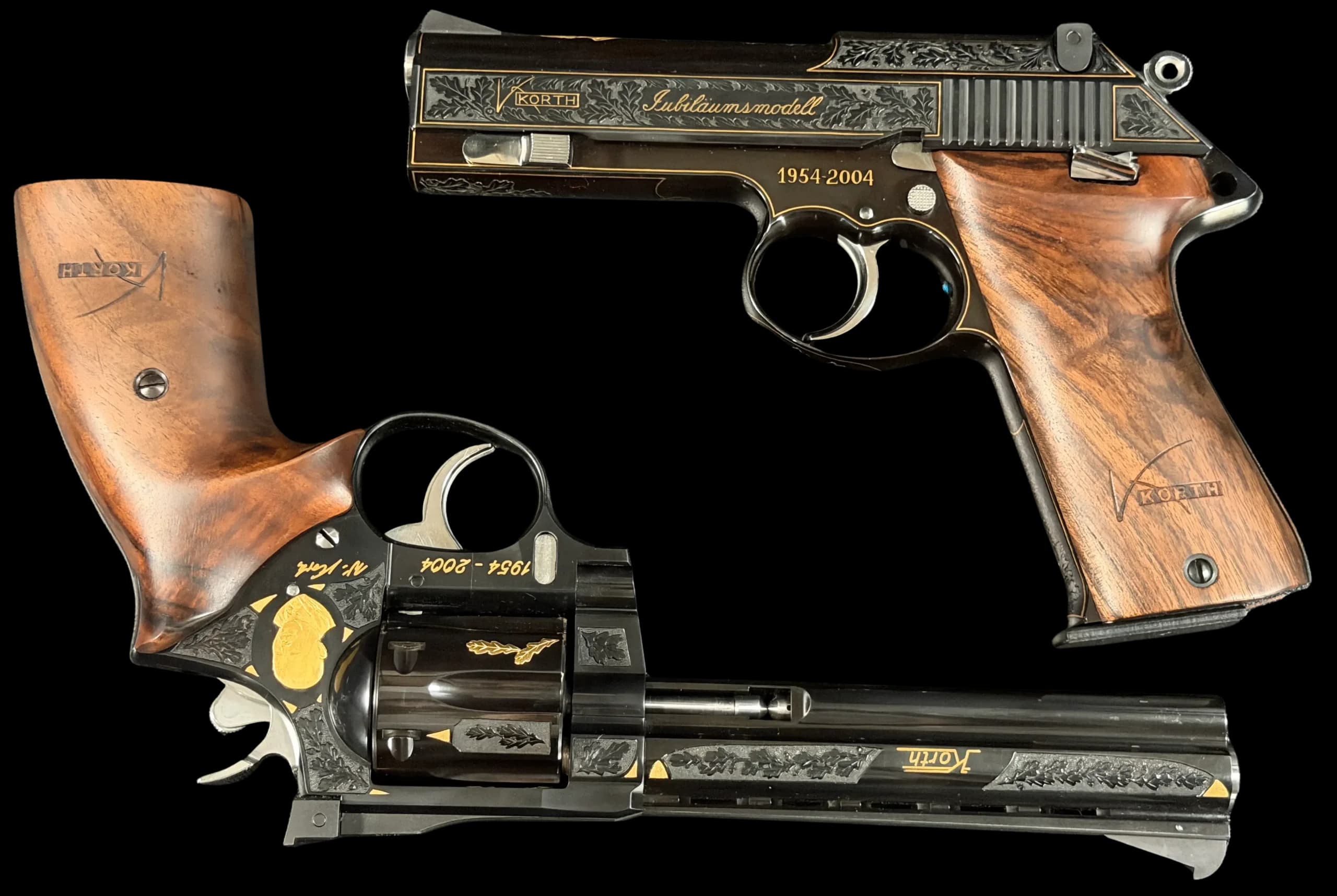 Korth Korth 50th Anniversary Jubiläumsmodell Matched Set 1 of 5 .357 Magnum / 9mm DA / SA