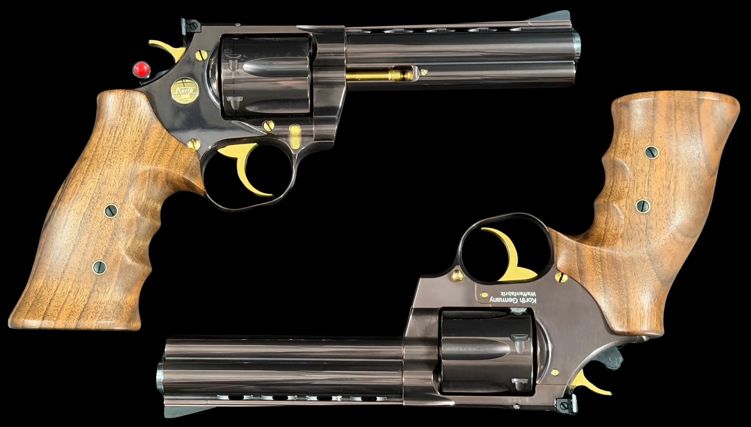 Korth Korth Gemini Bronze Mirrored Revolver Set .357 Magnum Double Action (DA)