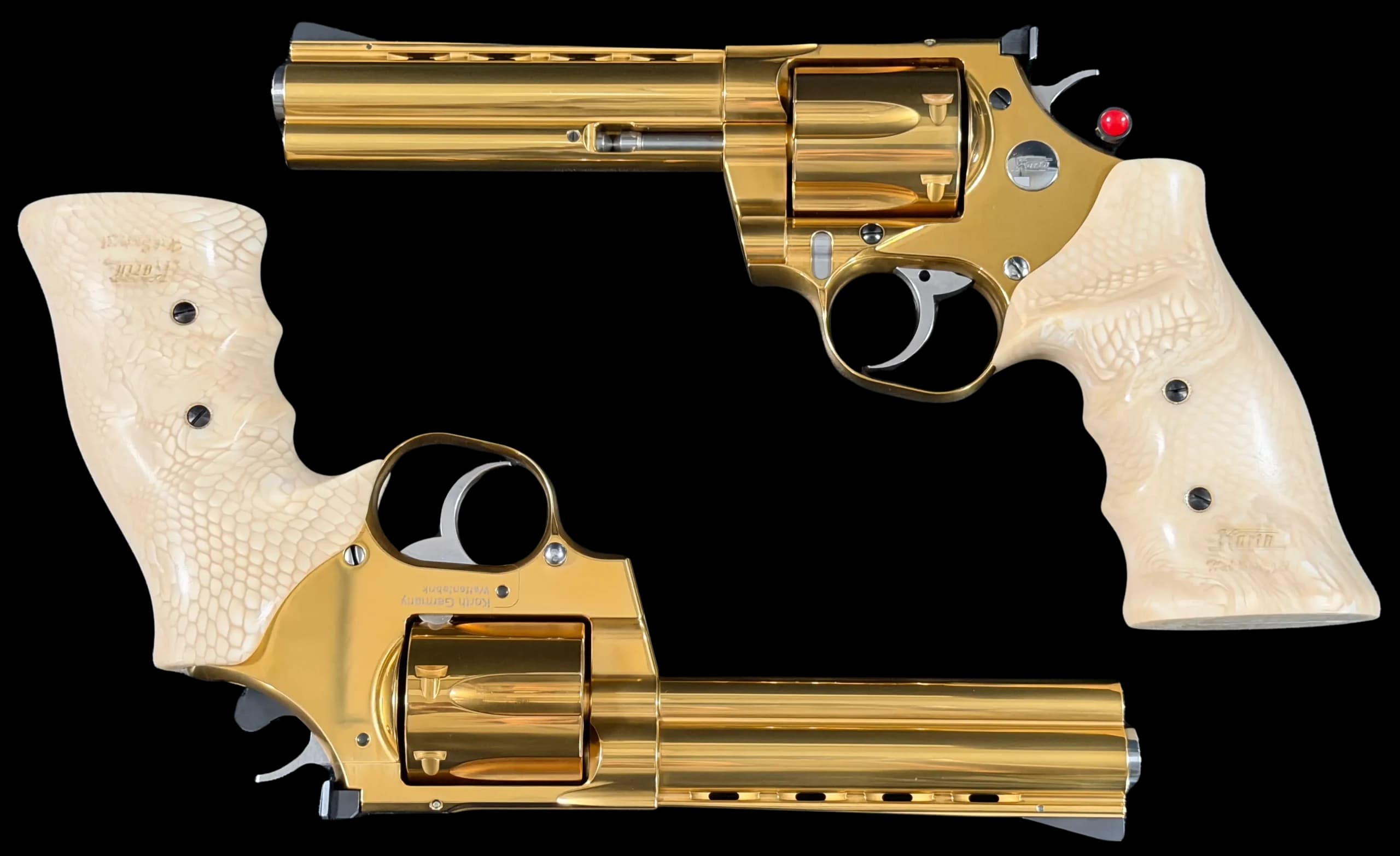 Korth Korth Gemini Gold Mirrored Revolver Set .357 Magnum DA / SA
