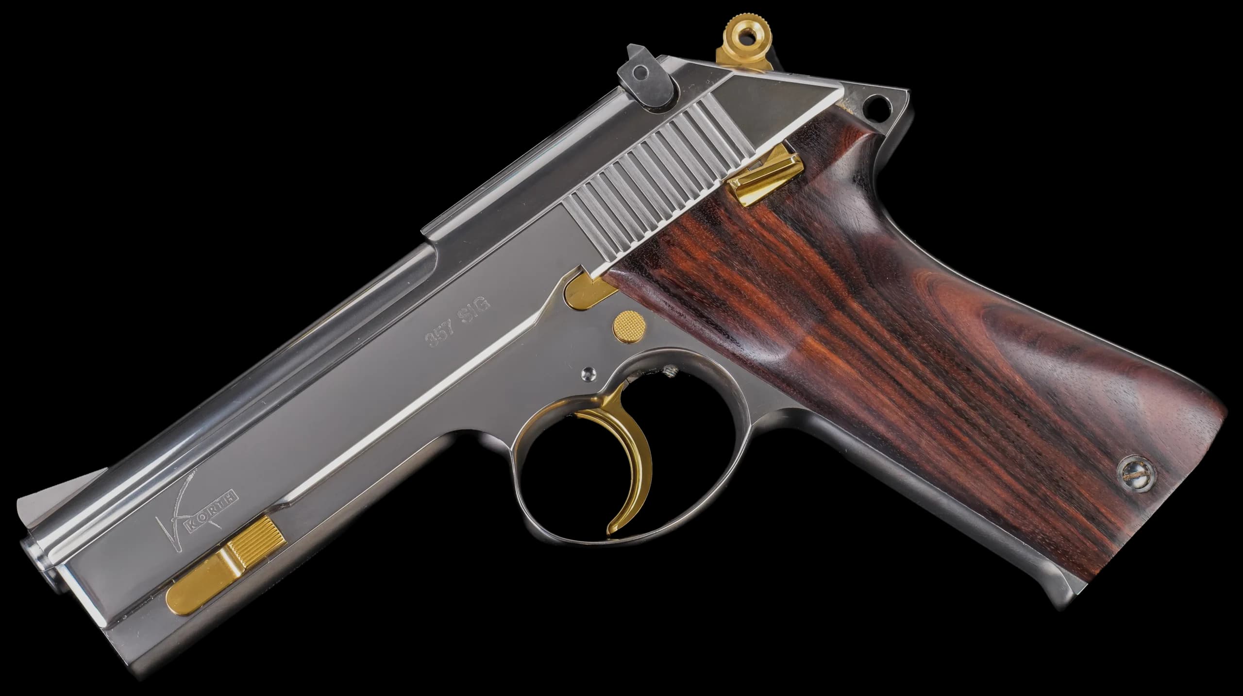 Korth Korth Ratzeburg Semi-Auto Pistol Plasma Finish .357 SIG / 9mm Cased Set 9mm / .357 SIG Semi-Automatic