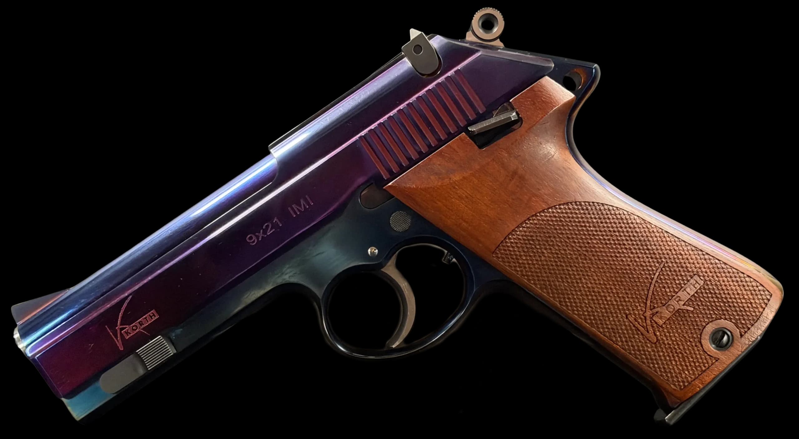 Korth Korth Semi Auto Blue Plasma 9x21 IMI 9x21 IMI Semi-Automatic