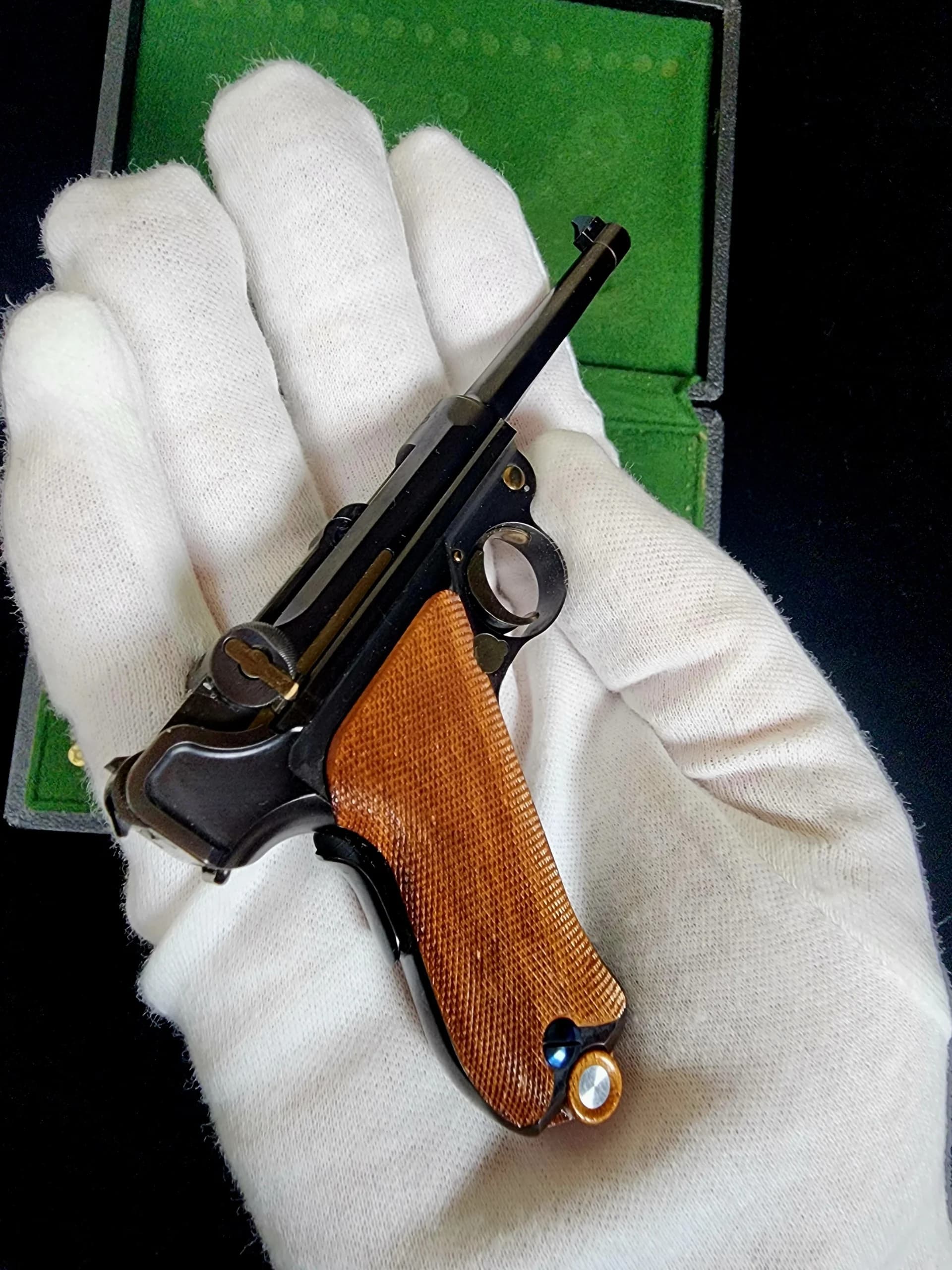 Leon Crottet Léon Crottet Miniature Swiss P08 Luger Semi-Automatic