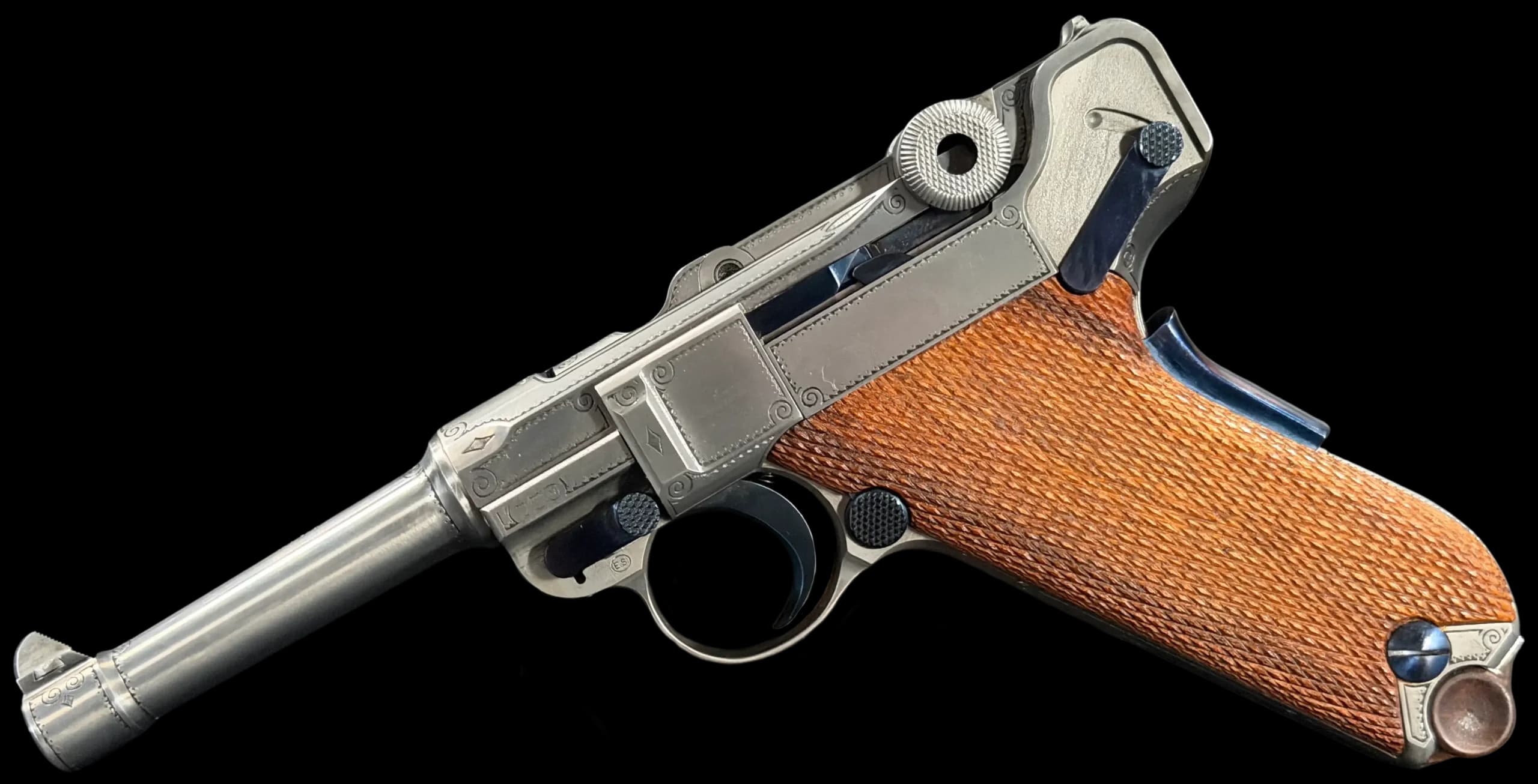 Mauser Mauser Parabellum Luger Engraved IWA Exhibition Piece .30 Luger Semi-Automatic