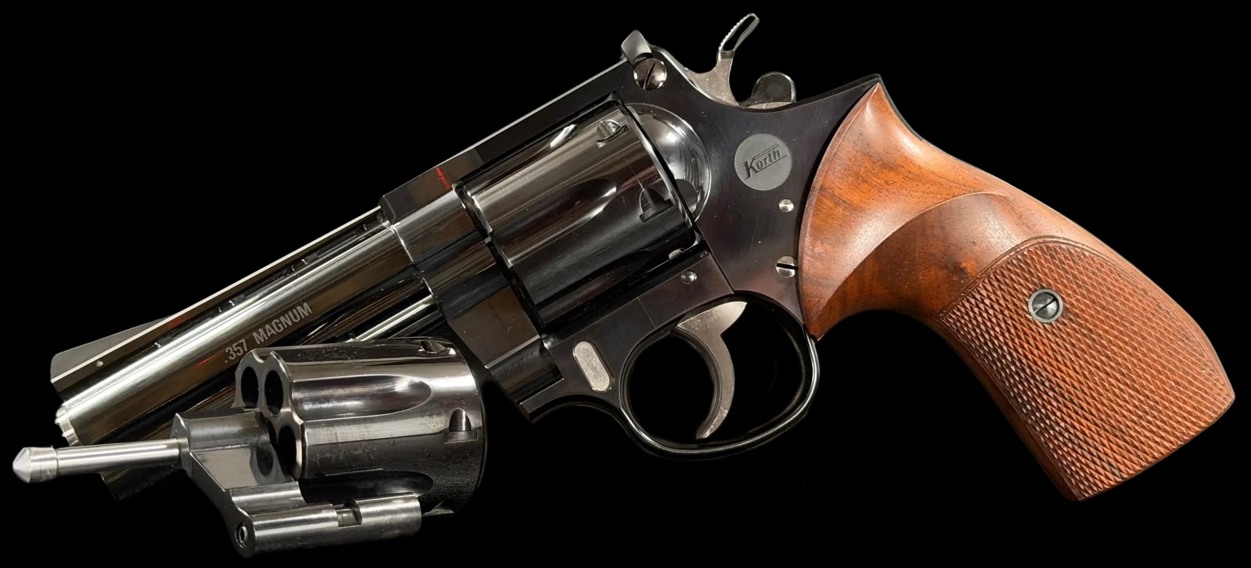 Korth Korth Combat Ratzeburg .357 Magnum with 9mm Exchange Cylinder 9mm / .357 Magnum DA / SA