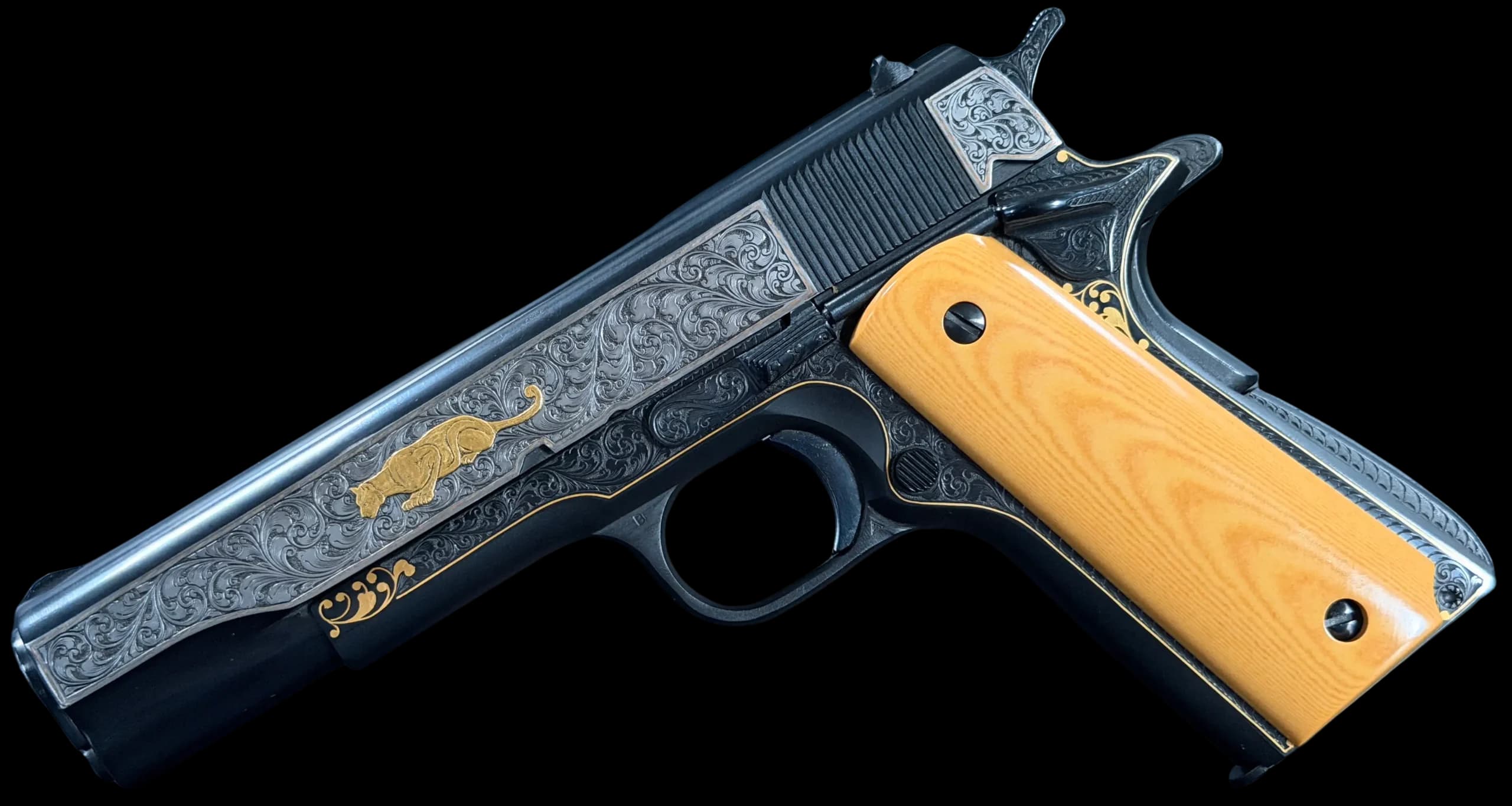 Colt Ray Viramontez Master Engraved Colt Government Model .45 ACP Single Action (SAO)