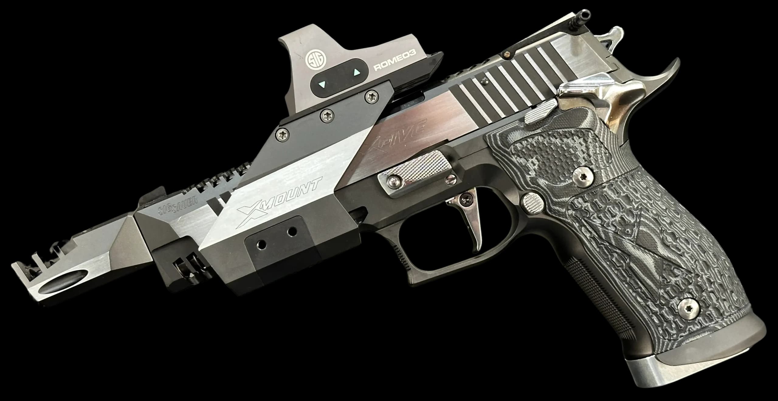 SIG Sauer SIG Sauer P226 X-Five Open Skeleton Black and White - Mastershop 9mm Single Action (SAO)