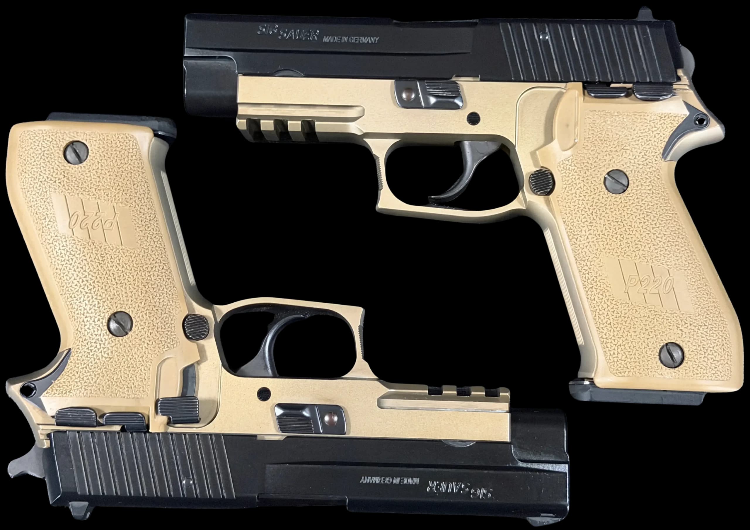 SIG Sauer P220 ST Joint Combat Pistol Program Prototype Pair