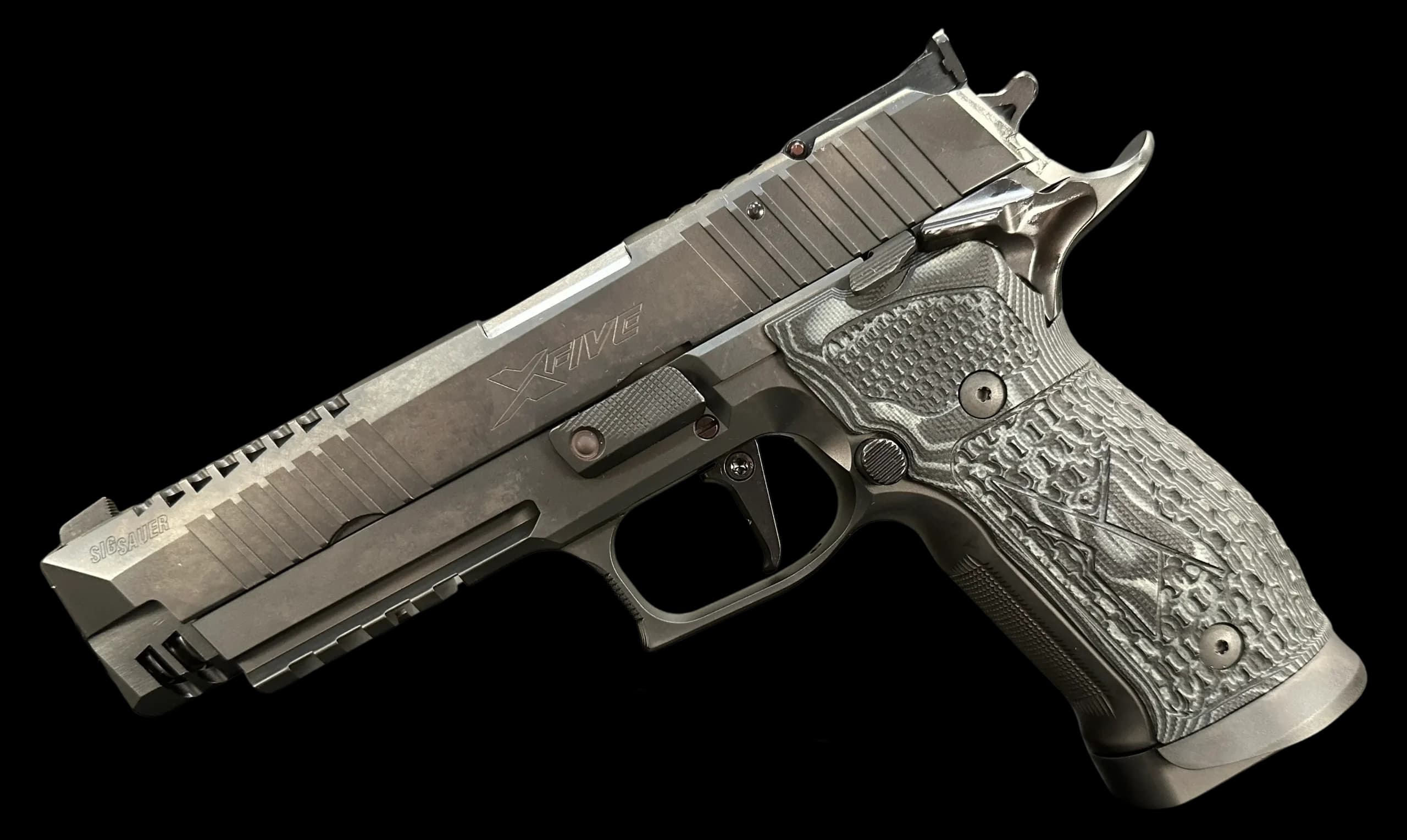 SIG Sauer SIG Sauer P226 X-Five Supermatch Skeleton Black - Mastershop 9mm Single Action (SAO)