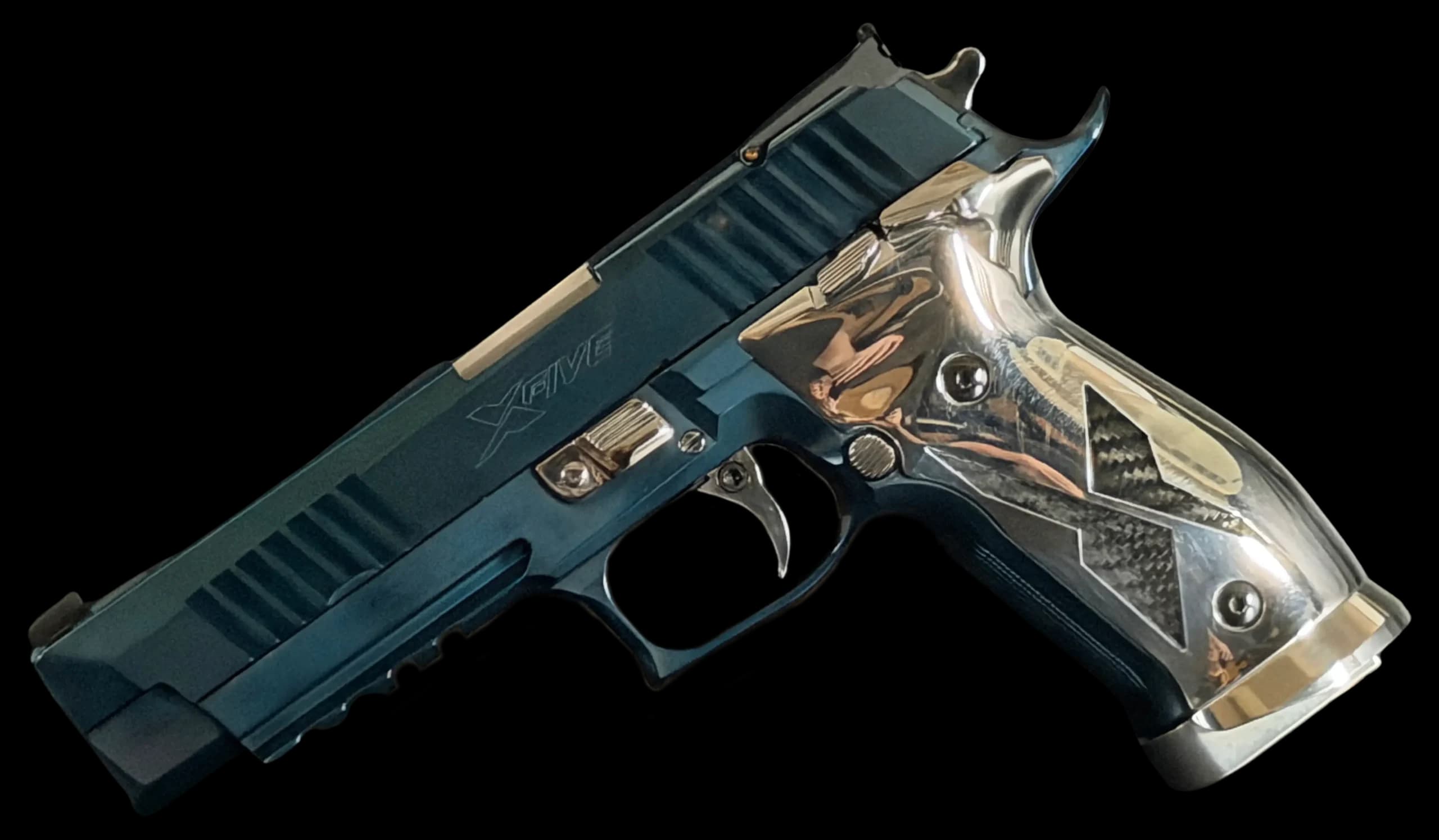 SIG Sauer SIG Sauer P226 X-Five Titanium Blue - Mastershop 9mm Single Action (SAO)