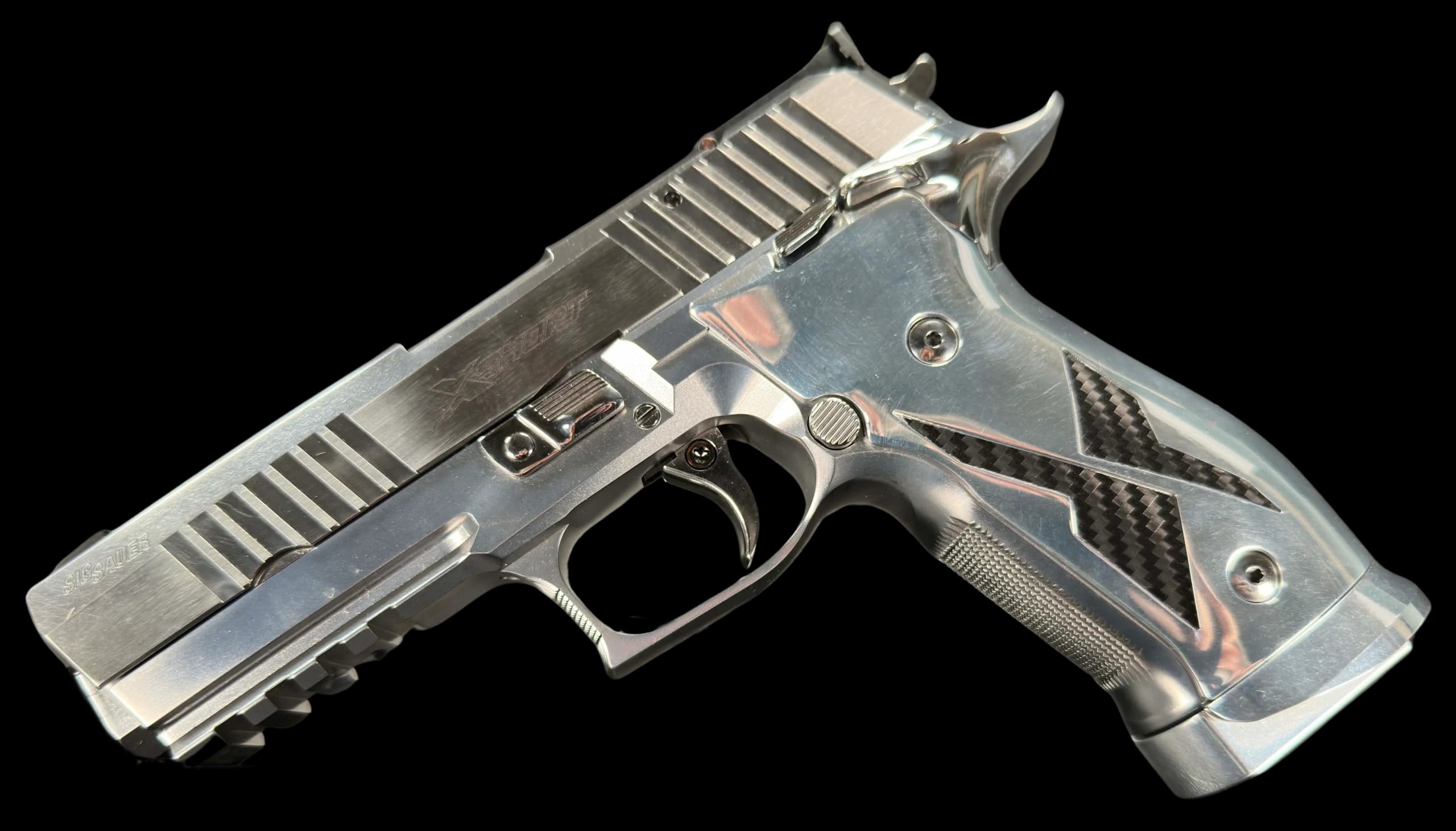SIG Sauer SIG Sauer P226 X-Short Chrome & Carbon - Mastershop 9mm Single Action (SAO)