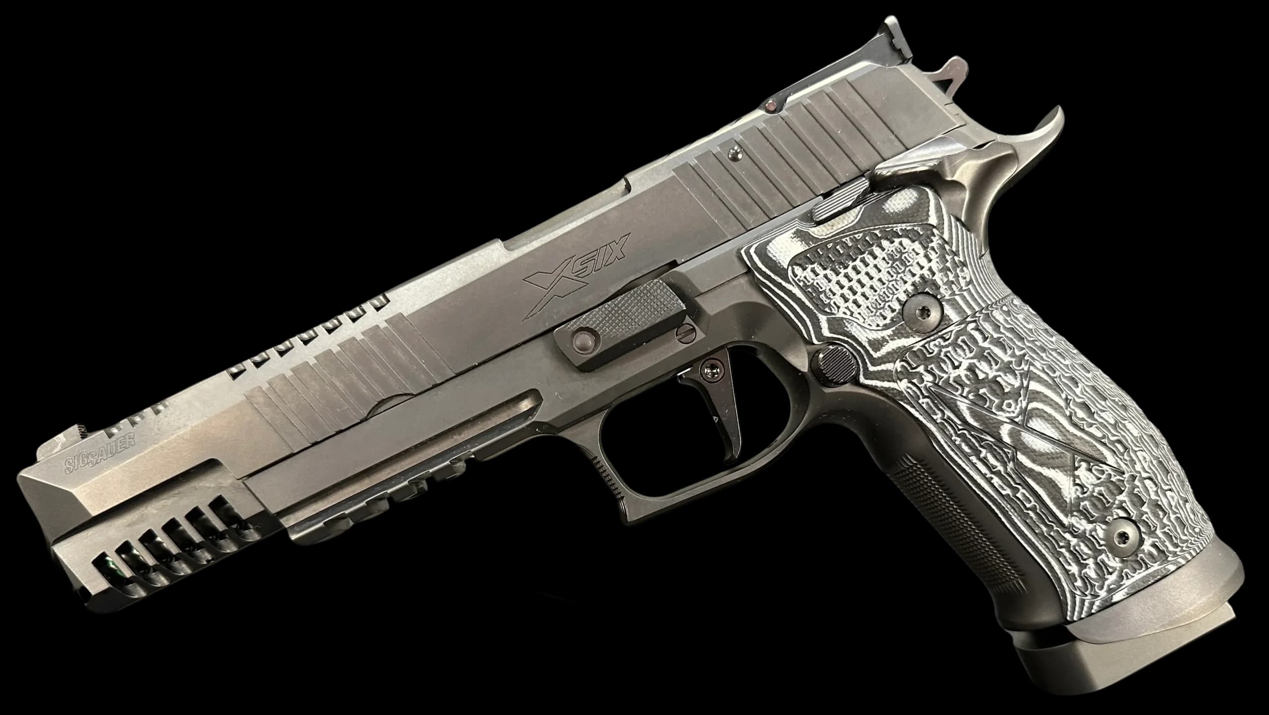 SIG Sauer SIG Sauer P226 X-Six Supermatch Skeleton Black - Mastershop 9mm Single Action (SAO)