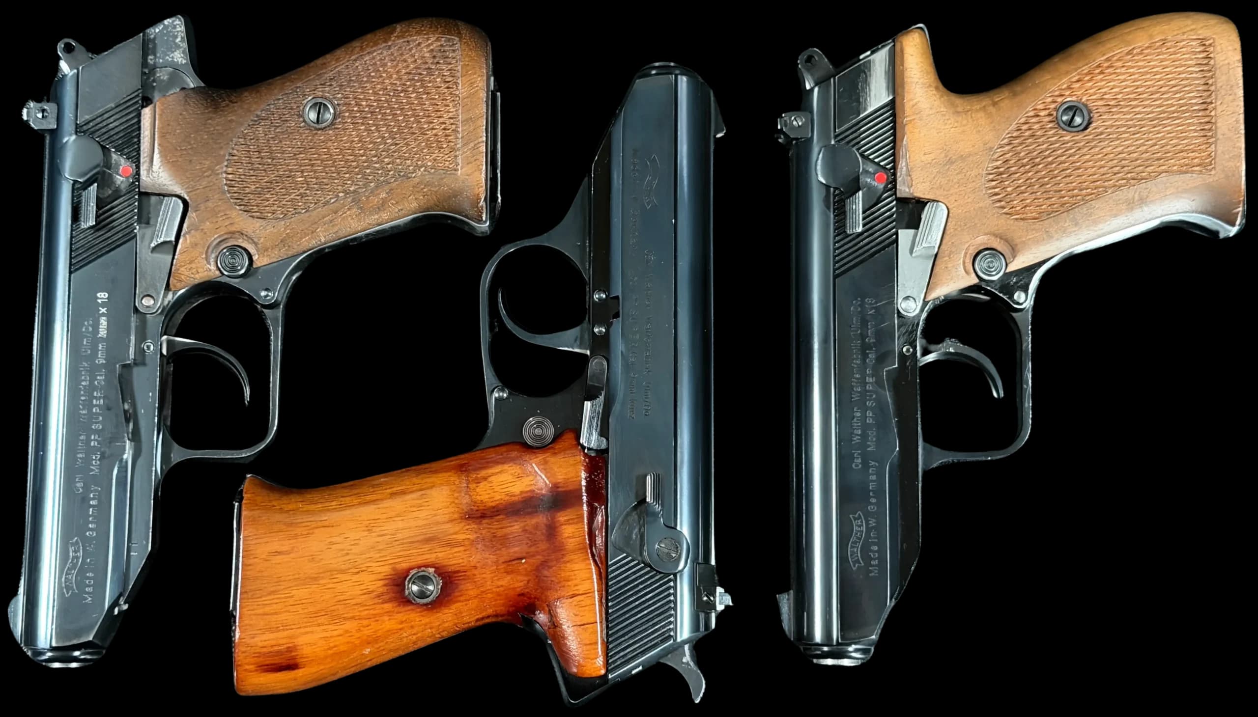 Walther PP Super Prototype Set of Three