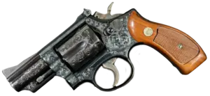 Bent Agner Nielsen engraved Smith & Wesson Model 19-3 revolver image 1