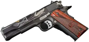 Colt 1911 TALO Dragon Edition 9mm with engraved slide and 24KT gold accents image 1