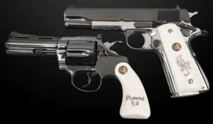 Colt Presidents Series set with Diamondback and Combat Elite in display case image 1