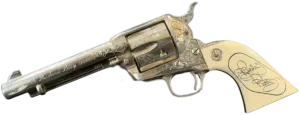 Colt Single Action Army Richard Petty Edition revolver with engraved finish and presentation case image 1