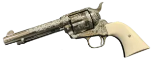 Engraved Colt Third Generation Single Action Army SASS Edition revolver image 1