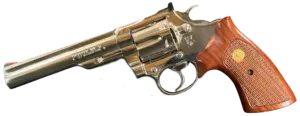 Colt Trooper MK V prototype revolver in nickel finish image 1