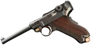 DWM 1906 E Series Swiss Model Luger with presentation case and accessories image 1