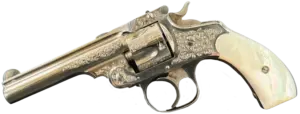 Gustave Young factory engraved Smith & Wesson .32 Double Action Fourth Model revolver image 1