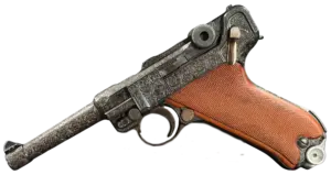 Heinz Funk master engraved DWM Luger P08 pistol image 1