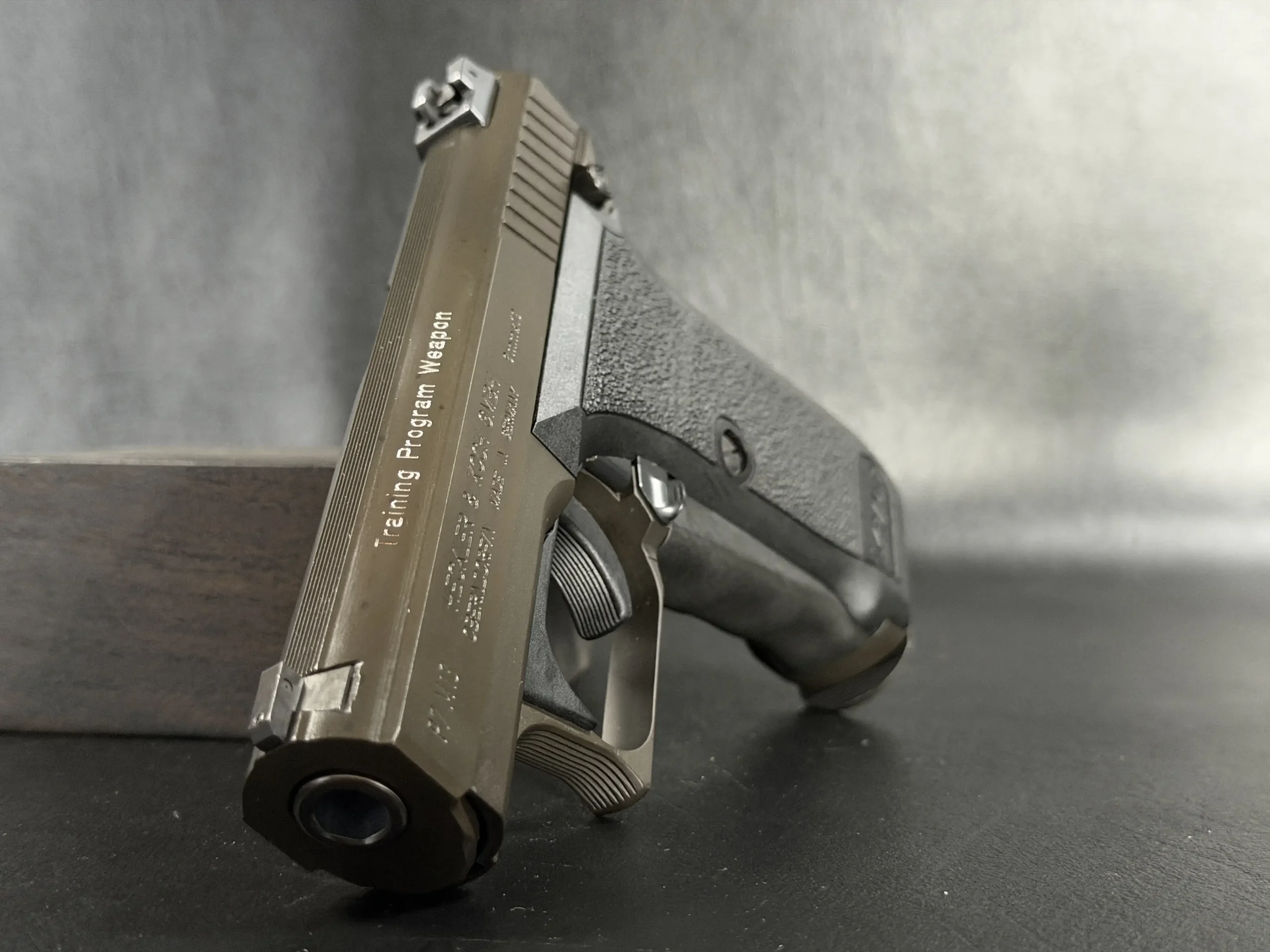 Hk P7 M13 Training Weapon Close Up Detail
