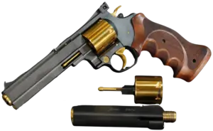 Janz EM-S revolver with .44 Magnum and .22 LR conversion components image 1