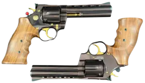 Korth Gemini Bronze Revolver Set in handcrafted wooden case image 1