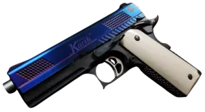Korth PRS Two Tone Blue and Black .45 ACP pistol image 1