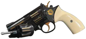 Korth Ratzeburg Combat revolver with gold inlay and exchange cylinder image 1