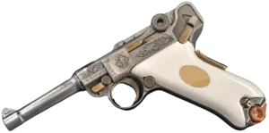 Mauser P08 IWA '85 Luger commemorative pistol image 1