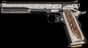 Pachmayr upgraded Colt Delta Elite Long Slide engraved pistol image 1